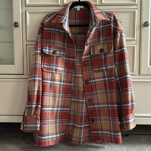 She+ Sky Shacket LIKE NEW